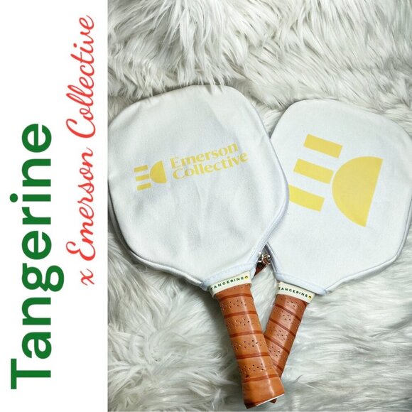 RARE EMERSON COLLECTIVE x TANGERINE Pickleball Paddle Set - Picture 7 of 14